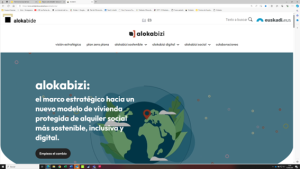 Página web alokabizi: hacia un nuevo modelo de vivienda protegida de alquiler social